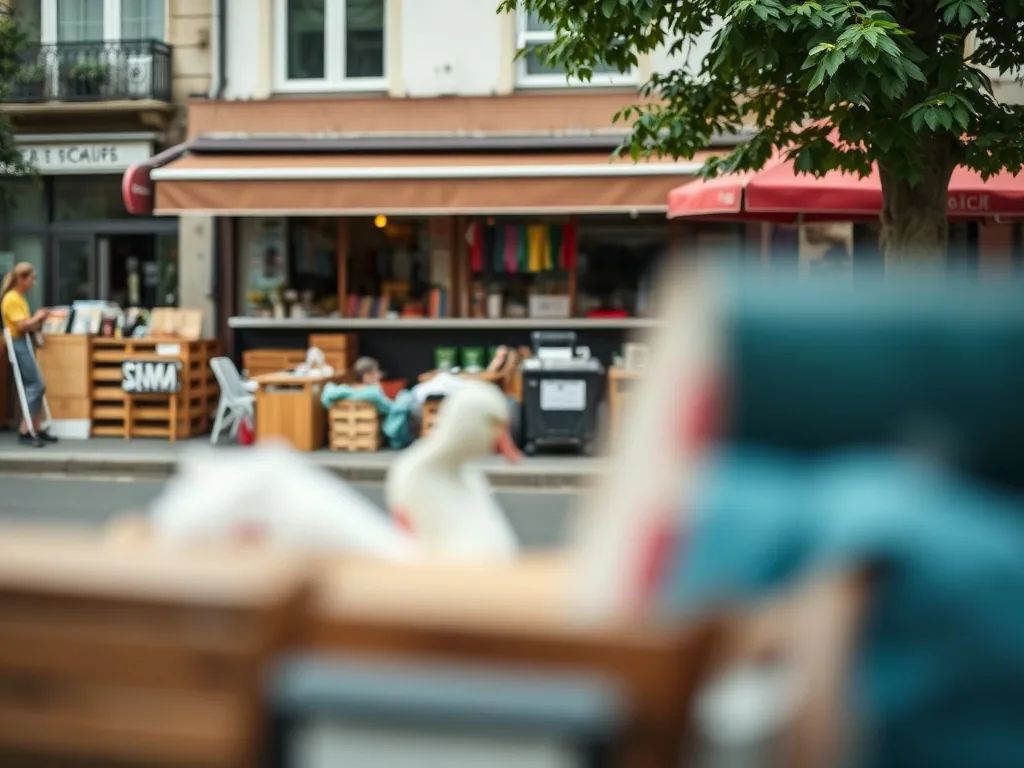 Écran d'ordinateur avec des graphiques de performance marketing, un tableau de bord publicitaire, un carnet de notes et un