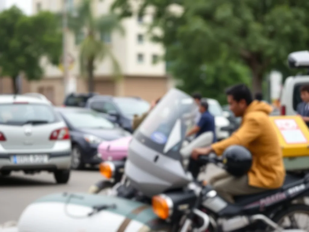 Auto-école en ligne avec un volant, un ordinateur portable et une route qui s’affiche à l’écran, symbolisant l’apprentissage